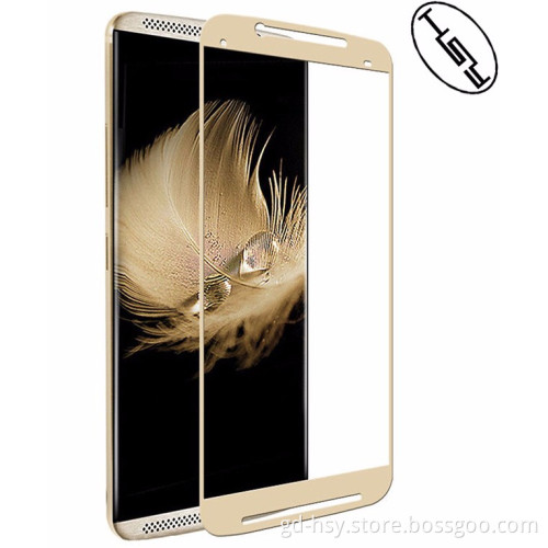 HUYSHE full cover screen protector for axon 7 tempered glass screen protector for ZTE Axon 7